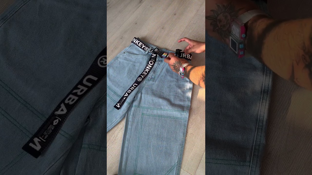 Y2K Hip Hop Denims // 001 by Urban Monkey | Your everyday Jeans, with a side of Drip 👖🤌🏻✌🏻