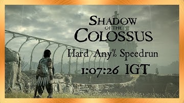 Hard Any% Speedrun - 1:07:26 IGT - Shadow of the Colossus