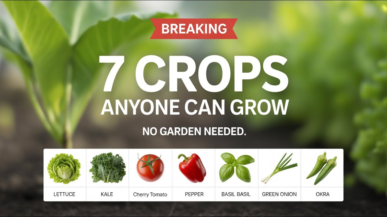 “BREAKING: 7 Balcony-Proof Crops Anyone Can Grow — No Garden Needed”