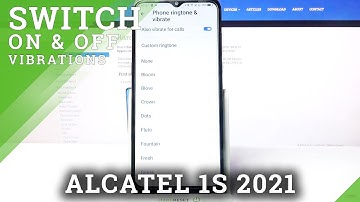 Vibration Mode Managing - ALCATEL 1S 2021 & All Vibration Functions