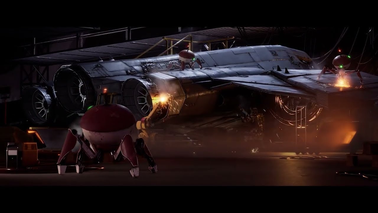 Late night aircraft repair 