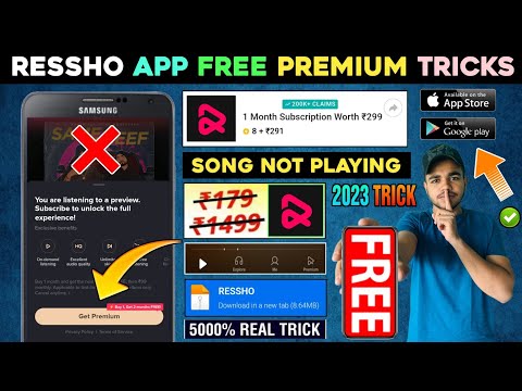 😥 Resso Me Song Nahi Chal Raha Hai | Resso Free Premium | Resso Premium Kaise Le | Resso App Free mới nhất 2023