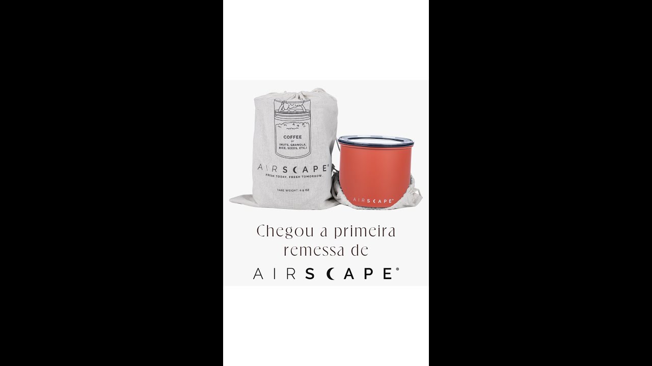 Novidade Cafino | Potes da AirsCape - O Segredo para um café mais fresquinho começa aqui