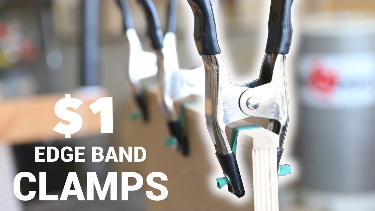 How To Make $1 Edge Banding Clamps