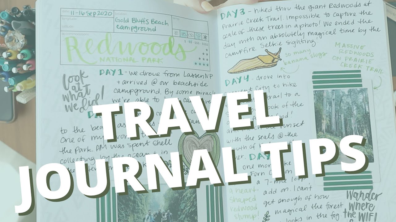 Creative Travel Journal Ideas For Travelers Notebook Magic, Aesthetic  Journal Accessories