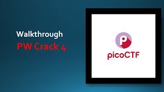 PW Crack 4 | PicoCTF challenge |walkthrough
