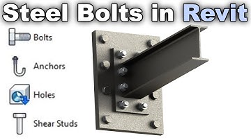 Bolts in Revit Tutorial (Steel Structures in Revit)
