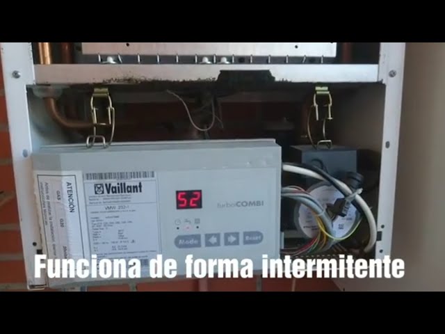 Vaillant Turbo Combi no funciona bien agua caliente