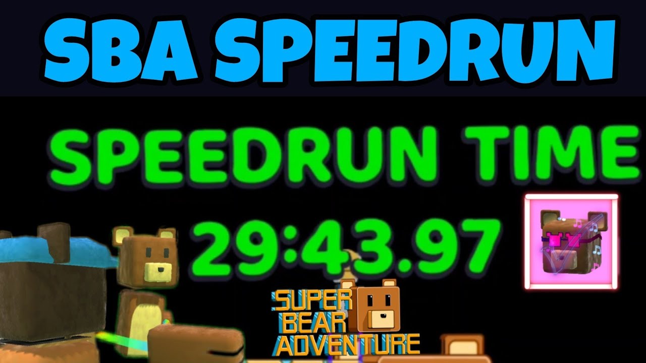 Super Bear Adventure - Speedrun