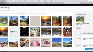 Wordpress blog featured image isn