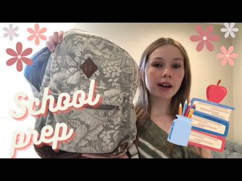 Back to school prep with me! - YouTube