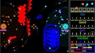 Core Destruction 14 - Space Battle - Algodoo