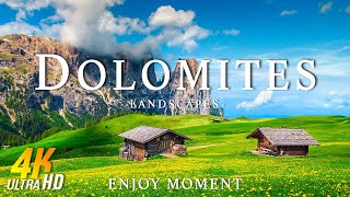 Dolomites 4K Meditation Relaxation Film  Healing Relaxing Music  Wonderful Nature