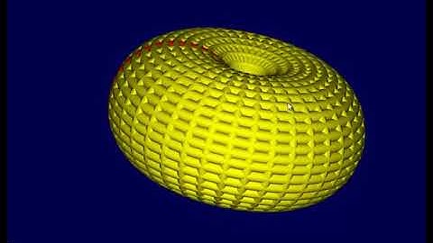 Spinning, Flowing Torus Knot