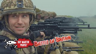 Guy fires the machine guns used during the Battle of Britain | Guy Martin Proper