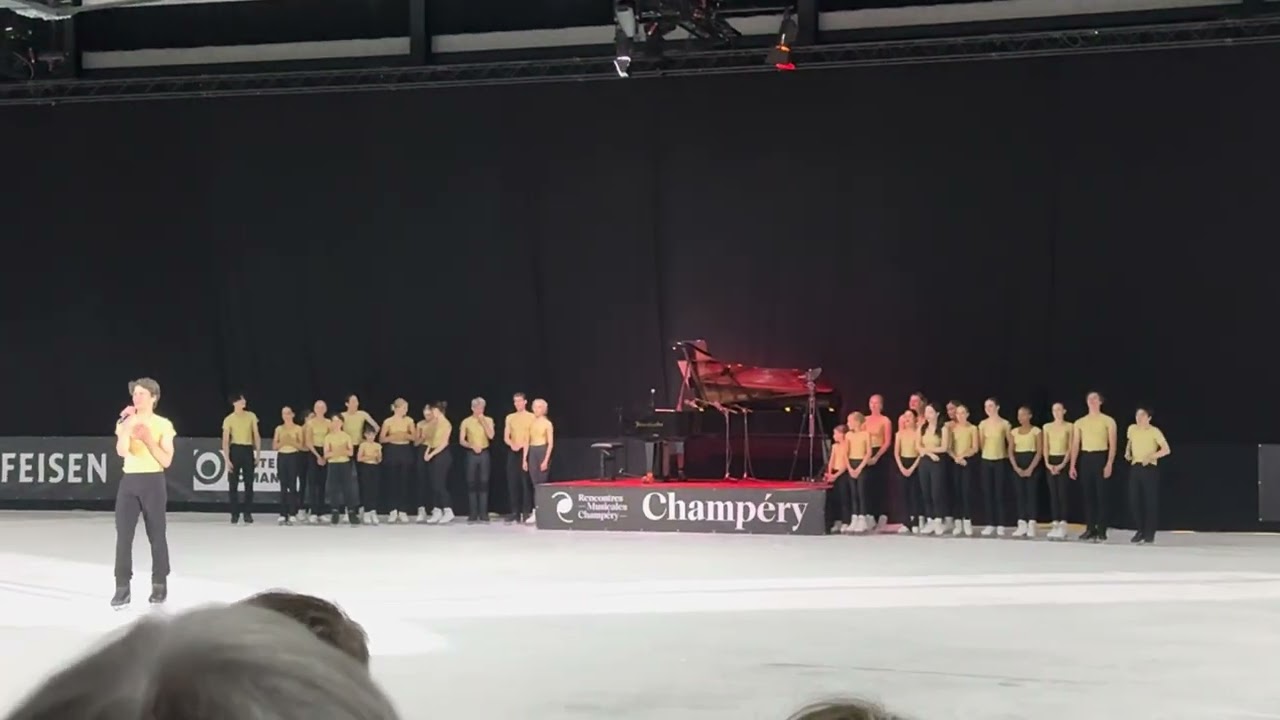Lambiel, Uno, Vasiljevs, Shimada L’Apprenti Sorcier Champéry Night 1 Aug 8, 2024