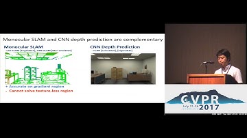 CNN-SLAM - Real-Time Dense Monocular SLAM With Learned Depth Prediction | Spotlight 4-2B