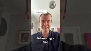 Debunking a TikTok troll. #contentcreator #replytocomments #internettrolls #stupidcomments #youtube