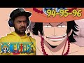 ردة فعل ملزلز على أنمي ون بيس الحلقة 94 95 96 ضهور إيس