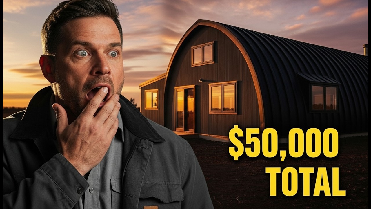 Дом типа «квансет» стоимостью 50 000 долларов США, строительство в 2026 году. Полный расчет стоим...