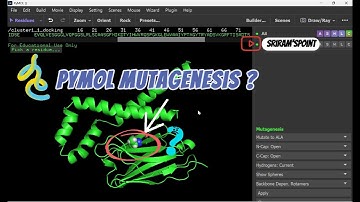 👉PyMOL Mutagenesis Tutorial | R50A Mutation, Docked Structure & PDB Export