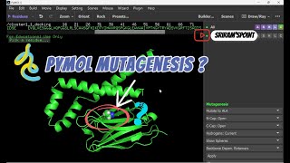 👉PyMOL Mutagenesis Tutorial | R50A Mutation, Docked Structure & PDB Export
