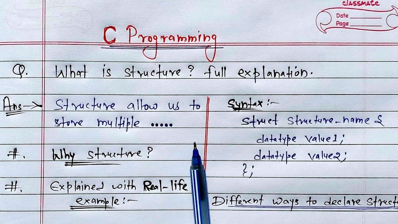 Structure In C Programming | What is Structure? Full Explanation | Learn Coding