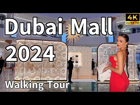 Dubai Mall 🇦🇪 World’s Most Popular Luxury Shopping Destination! [ 4K ] Walking Tour