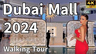 Dubai Mall  World’s Most Popular Luxury Shopping Destination! [ 4K ] Walking Tour