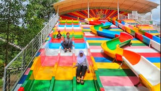 Fun outdoor and indoor playgrounds