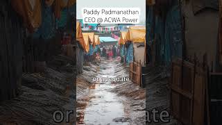 Watch the full interview w/ Paddy Padmanathan now #power #energy #water #risk #climatechange