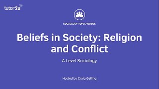 Religion and Conflict | Beliefs in Society | A-Level Sociology