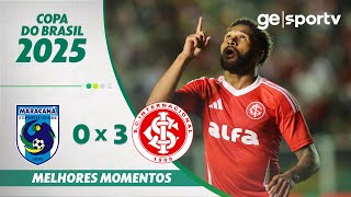 Thumbnail for MARACANÃ 0 X 3 INTERNACIONAL | MELHORES MOMENTOS | 3ª FASE COPA DO BRASIL 2025 | ge.globo