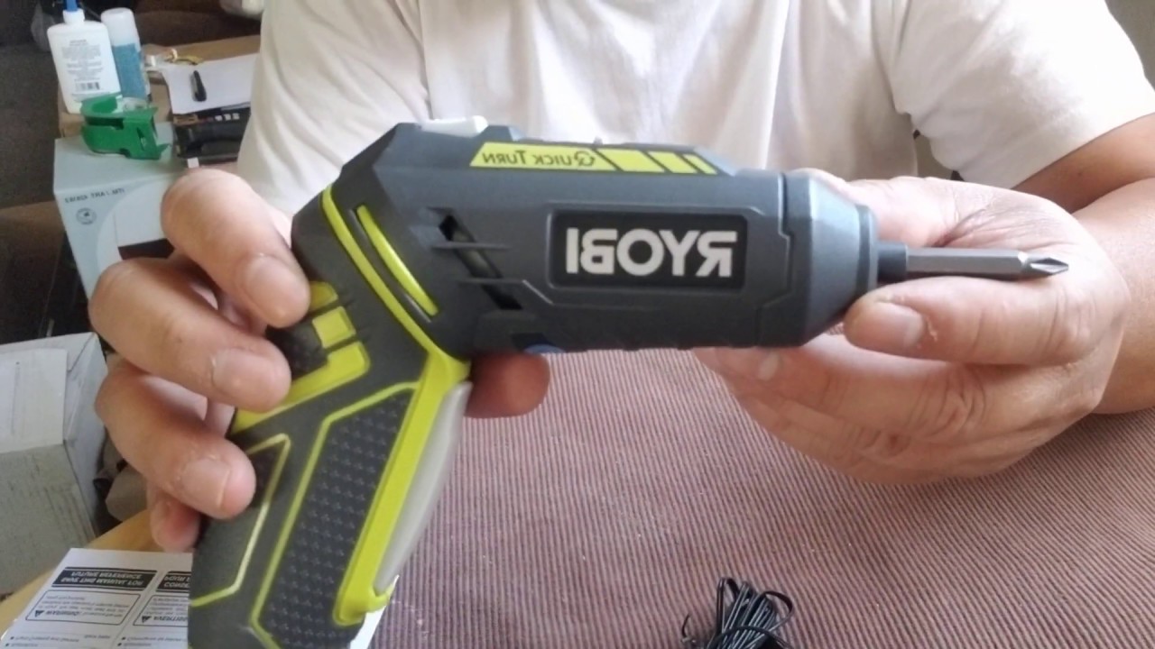 Unboxing my Ryobi HP44L Screwdriver YouTube