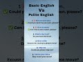 basic English versus polite English sentences|| daily updates || learn English||