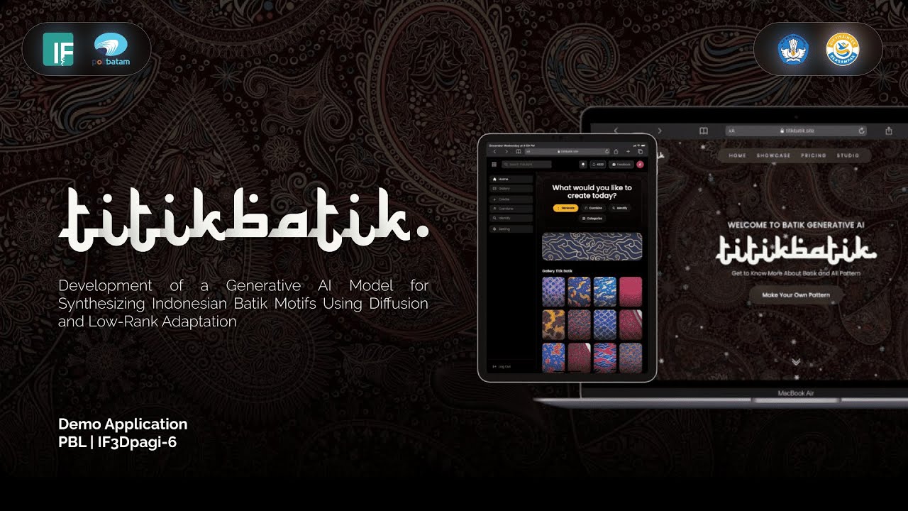 Demonstration IFPagi3D-6 | TitikBatik.AI: Generative AI for Indonesian Batik Motiff Synthesis