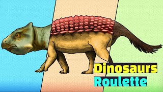 Multiple dinosaurs roulette Video | dinosaurs video |  Dinosaur movie | 공룡퍼즐맞추기 | Dinosaurs move