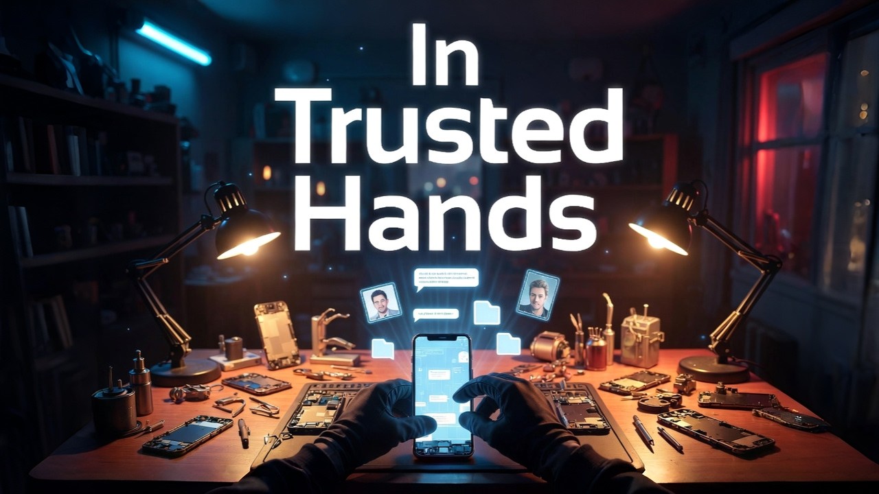 In Trusted Hands: Чиним Телефоны и Шпионим для Души! Первый Взгляд!