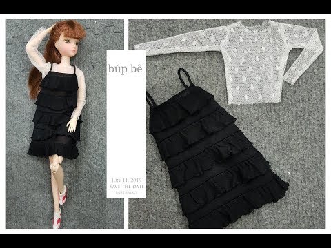 Video Học viện búp bê - Cách may váy yếm tầng và áo ren cho... - youtube