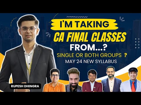 My CA Final Faculties || Honest Review || Most Affordable CA Final Classes New Syllabus