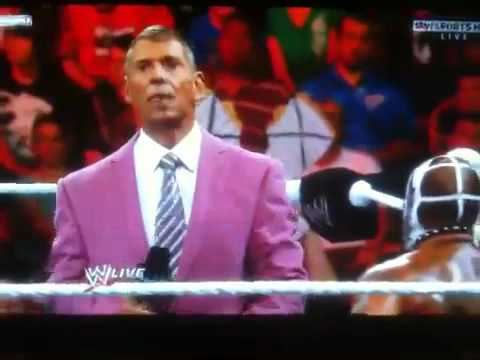 Vince says WWF champion on Raw 18/7/11