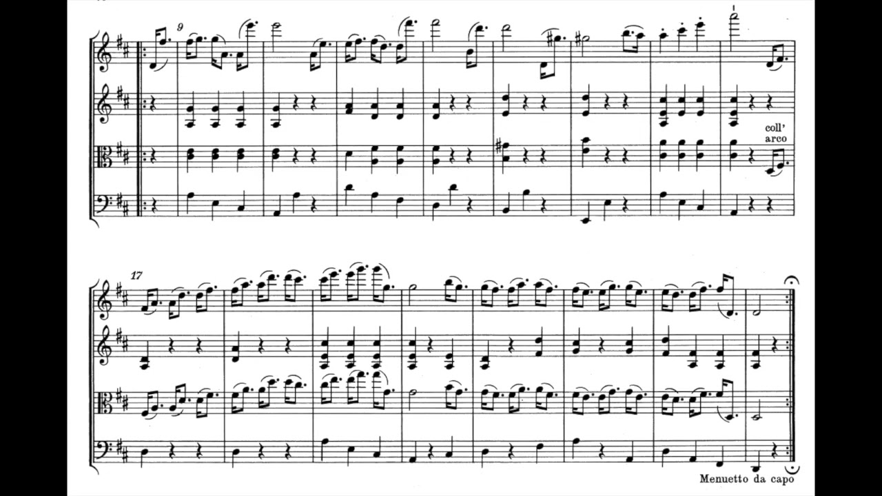 PERFECT RUBATO: Klingler Quartet - Mozart: String Quartet in D minor K. 421 3rd mvt. (1912) [score]