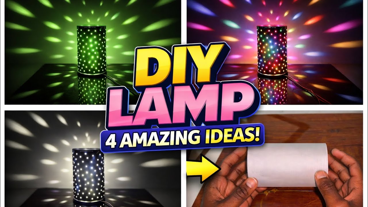 Ghar Par Banaye PVC Pipe Night Lamp | DIY” 