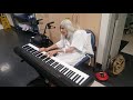 Street Pianist Natalie Trayling at Royal Melbourne Hos 2020 (Spontaneous Composition)