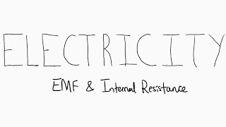A-LEVEL PHYSICS - EMF & INTERNAL RESISTANCE (INC. PRACTICAL)