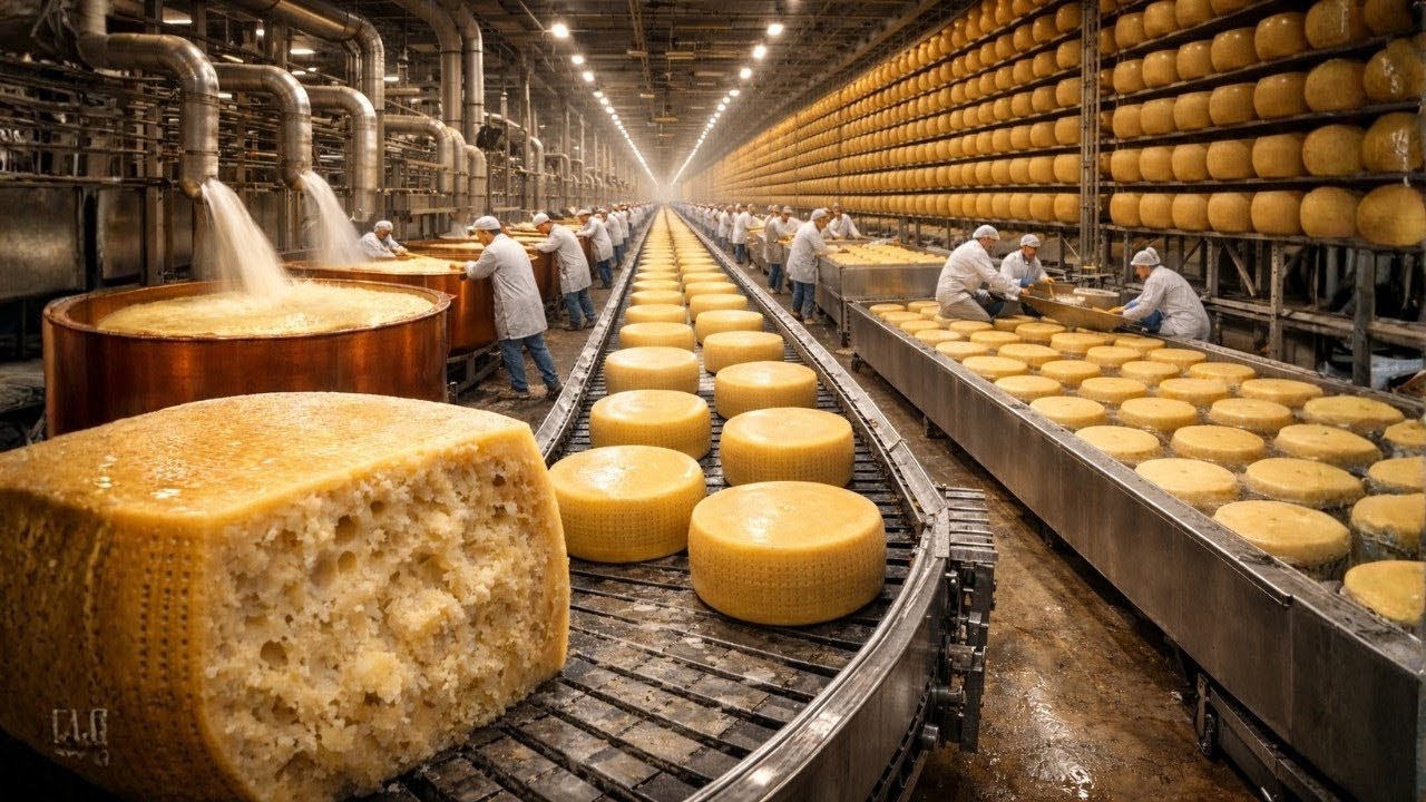 COMMENT C’EST FAIT le PARMIGIANO REGGIANO 🧀 | De la TRAITE à 24 MOIS D'AFFINEMENT