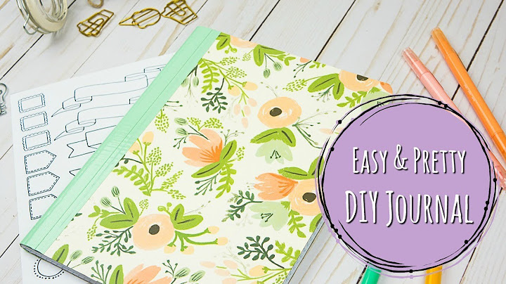 How to Transform a Composition Notebook into A Stylish Journal