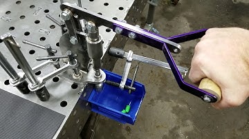 upside down boolit sizing press v2 - short handle full throw