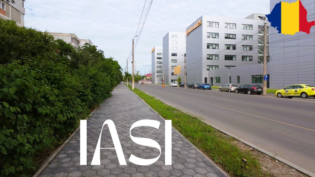 BULEVARDUL POITIERS || Walking on Poitiers Boulevard in Iasi