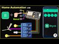 Wifi Smart Home Automation system with Manual Switches using NodeMCU ESP8266 & Blynk | IoT Projects